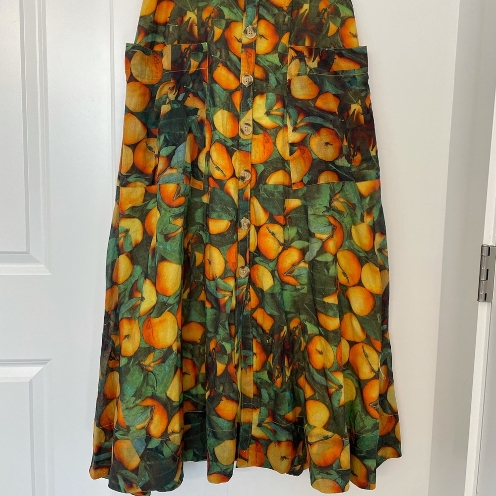 Maeve summer orchard skirt